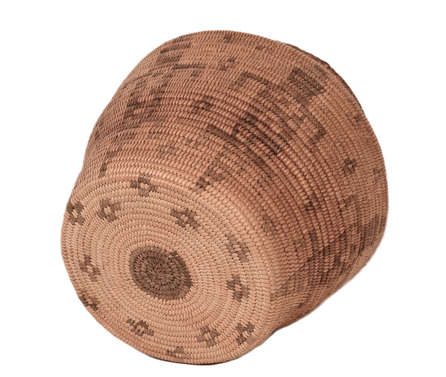 Antique Pima Basket with Gila Monsters