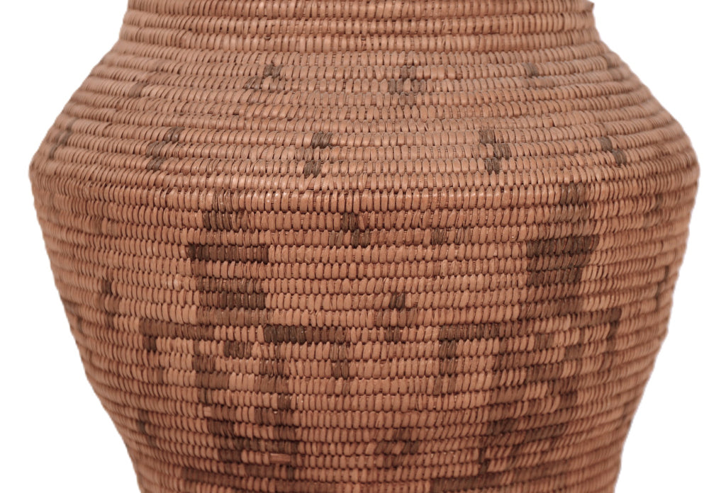 Antique Pima Basket with Gila Monsters