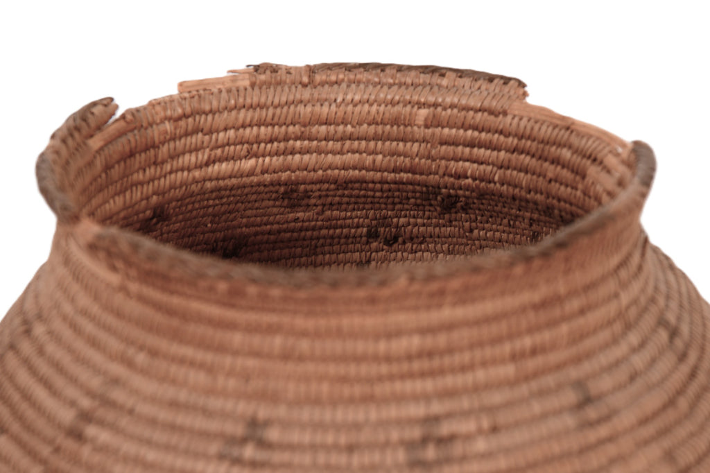 Antique Pima Basket with Gila Monsters