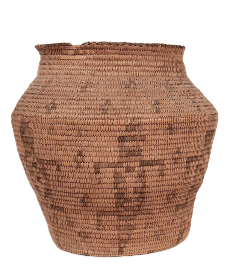 Antique Pima Basket with Gila Monsters
