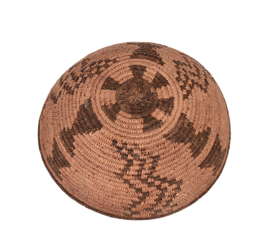 Antique Papago Polychrome Open Basket