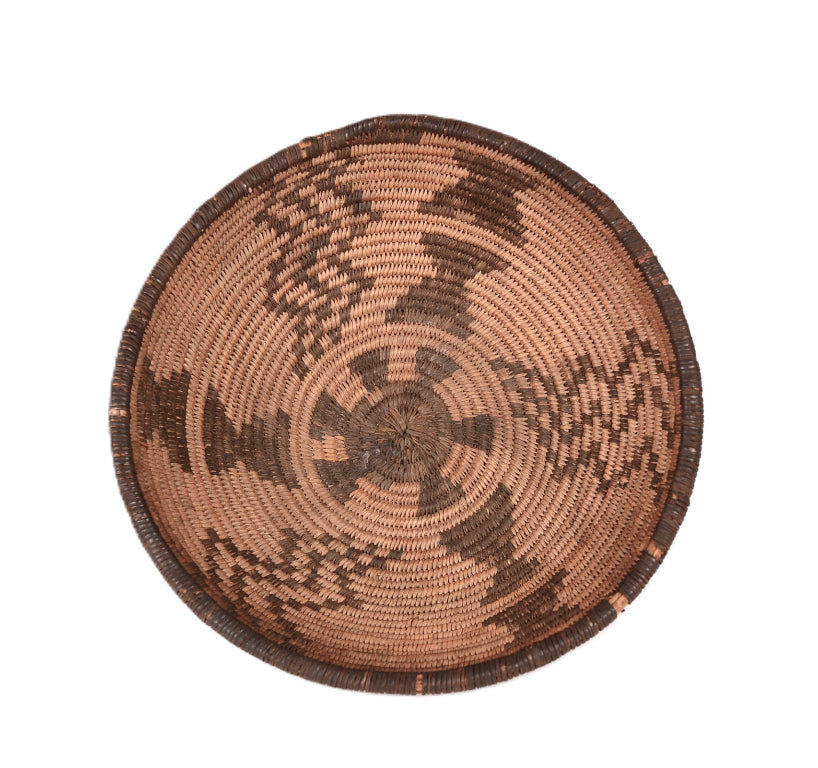 Antique Papago Polychrome Open Basket