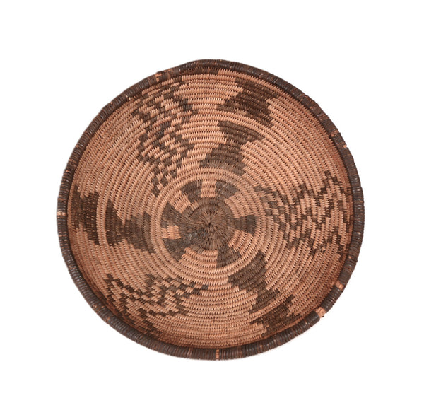 Antique Papago Polychrome Open Basket