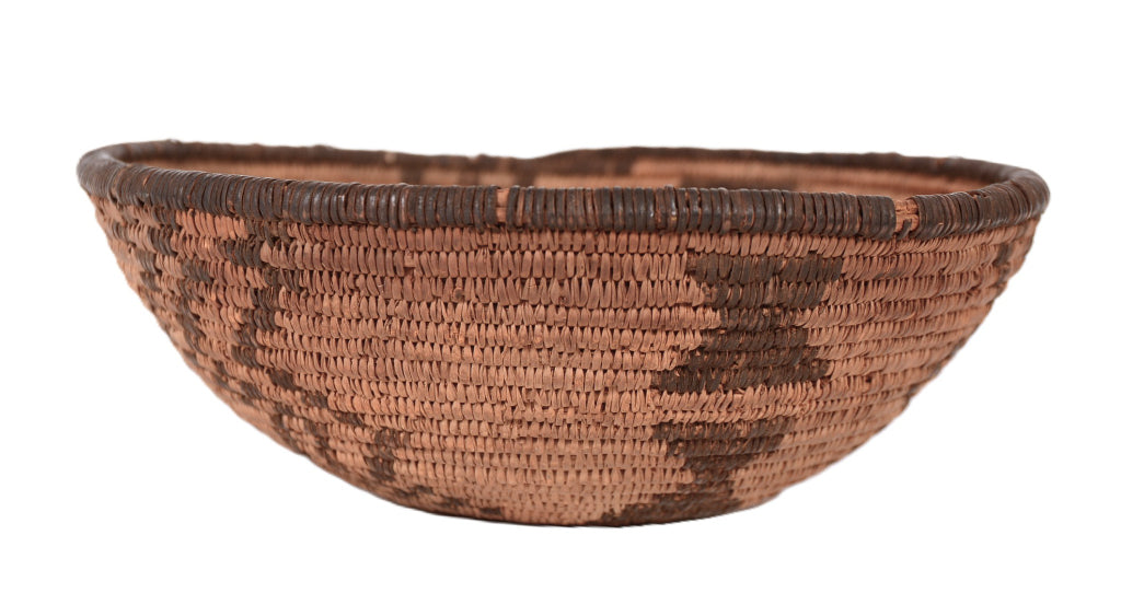 Antique Papago Polychrome Open Basket