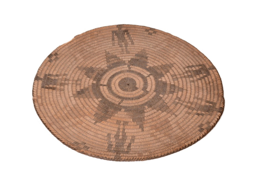 Antique Pima Gambling Tray Basket