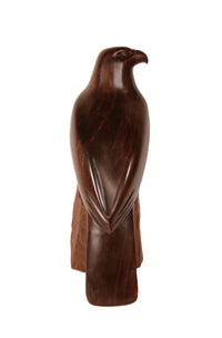 Mexico Seri Iron Wood Eagle Sculpture By JM