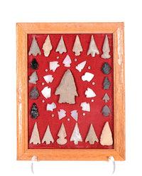 Framed Arrowheads, Points and beads