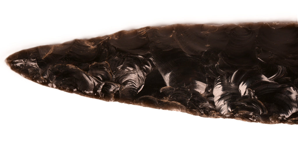 Pomo Ceremonial White Deer Dance Blade