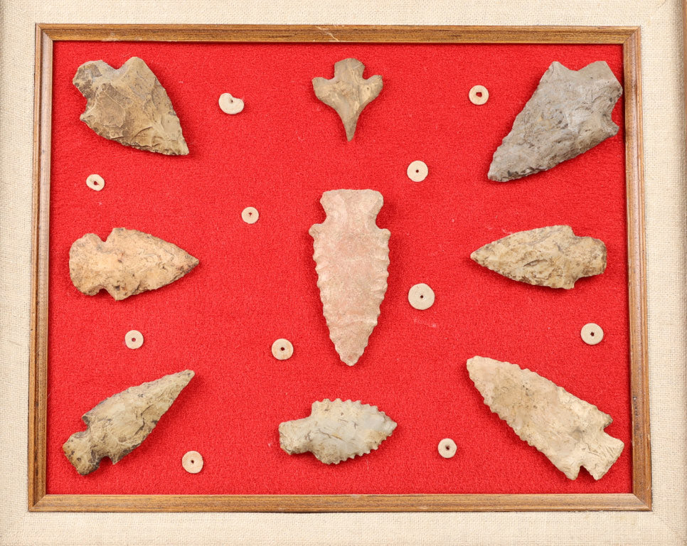 Framed Arrowhead Artifacts