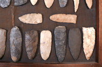 Framed Rock Scrapers and Knife Blades