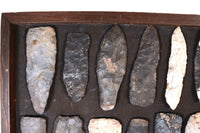 Framed Rock Scrapers and Knife Blades
