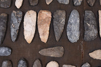 Framed Rock Scrapers and Knife Blades