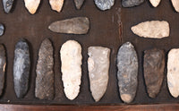 Framed Rock Scrapers and Knife Blades