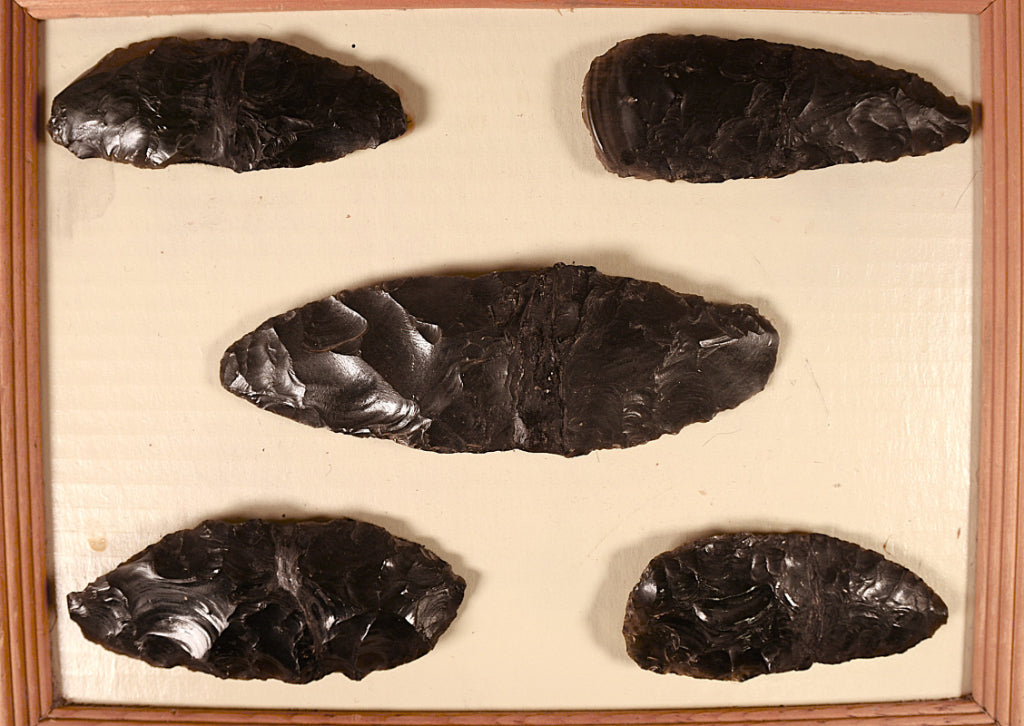 Bishop California Early Man Obsidian Hand Knives