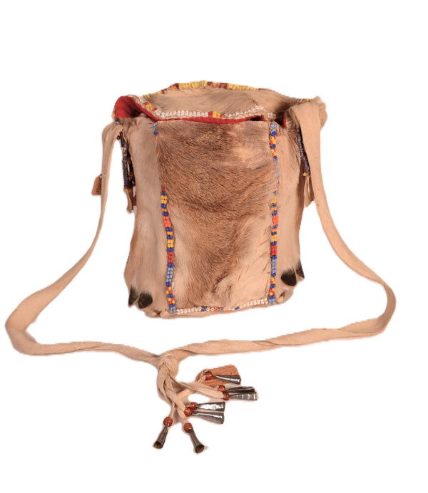 Plains Arapaho Indian Deer Hide Bag