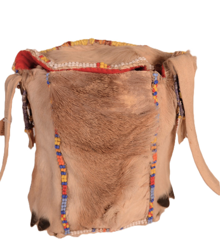 Plains Arapaho Indian Deer Hide Bag