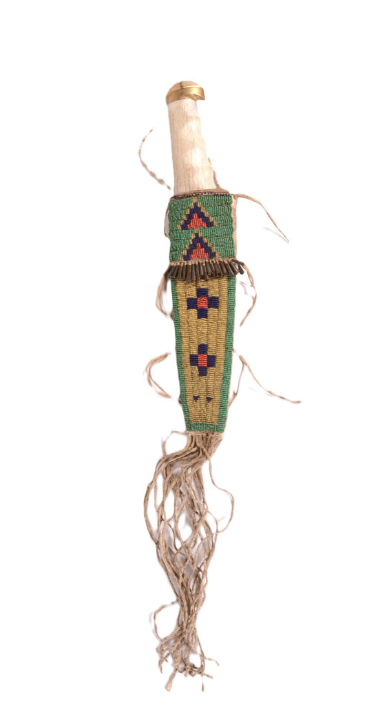 Sioux Knife with Beadwork Case