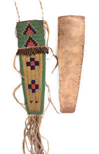 Sioux Knife with Beadwork Case