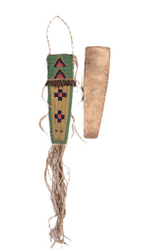 Sioux Knife with Beadwork Case