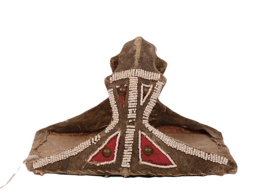 Plains Indian Beaded Crow Stirrup