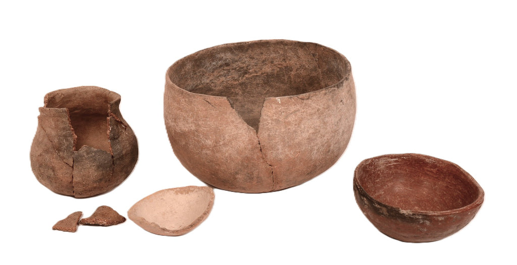 Prehistoric Southwest Pottery Wares Set of 4