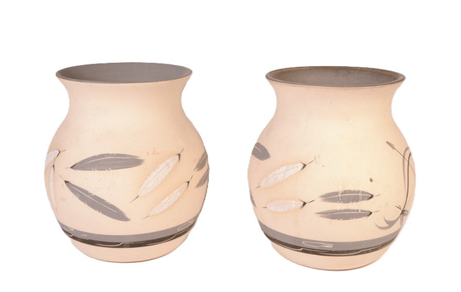 Pottery Jars Set of 2