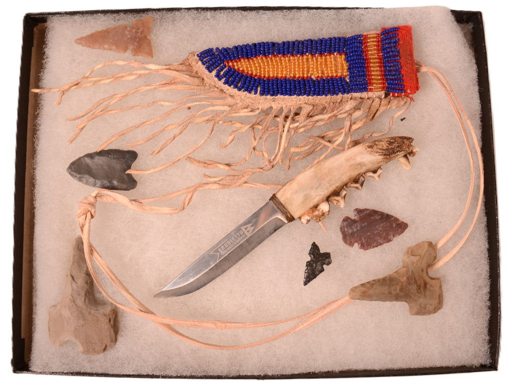 Plains Framed Knife Point and Arrowhead Artifacts