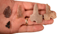 Plains Framed Knife Point and Arrowhead Artifacts