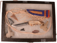 Plains Framed Knife Point and Arrowhead Artifacts