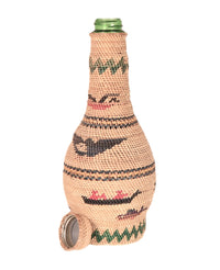 Makah Woven Bottle Basket with Lid