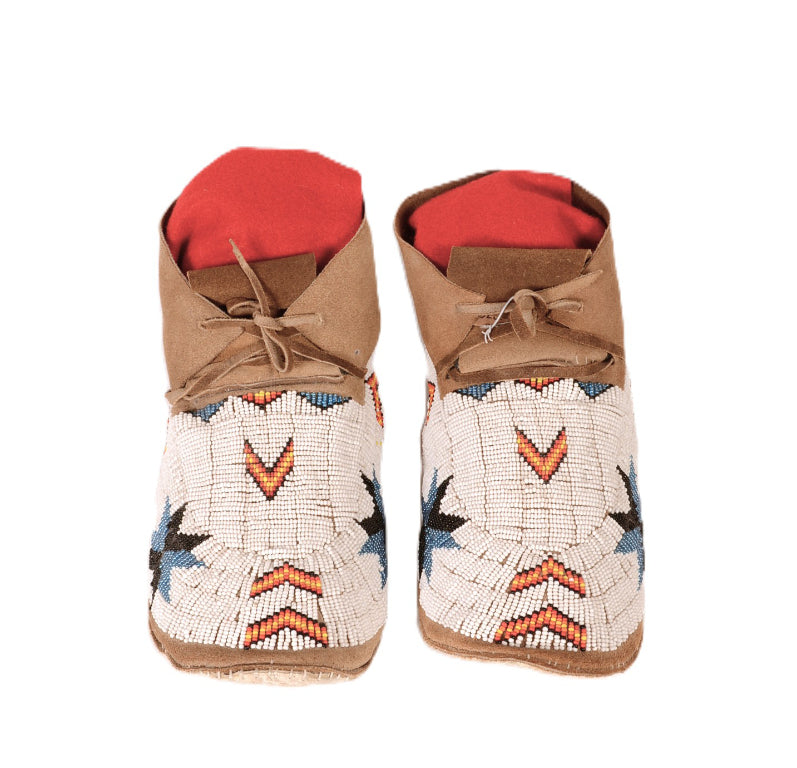 Northern Plains Full Beaded Moccasins