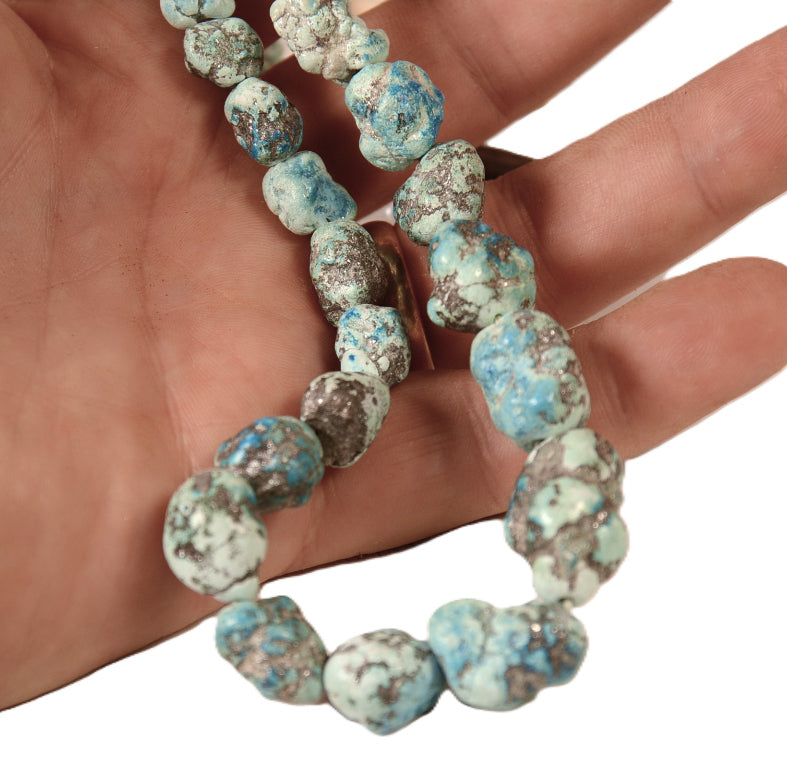 Navajo Turquoise Nugget Necklace