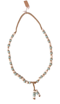 Padre Blue and White Trade Beads Necklace