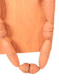 African Terra Cotta and Stone Bead Necklace