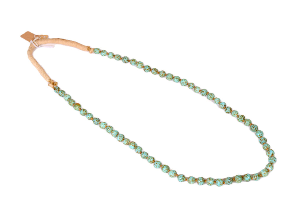Navajo Hubbell Turquoise Trade Beads Necklace