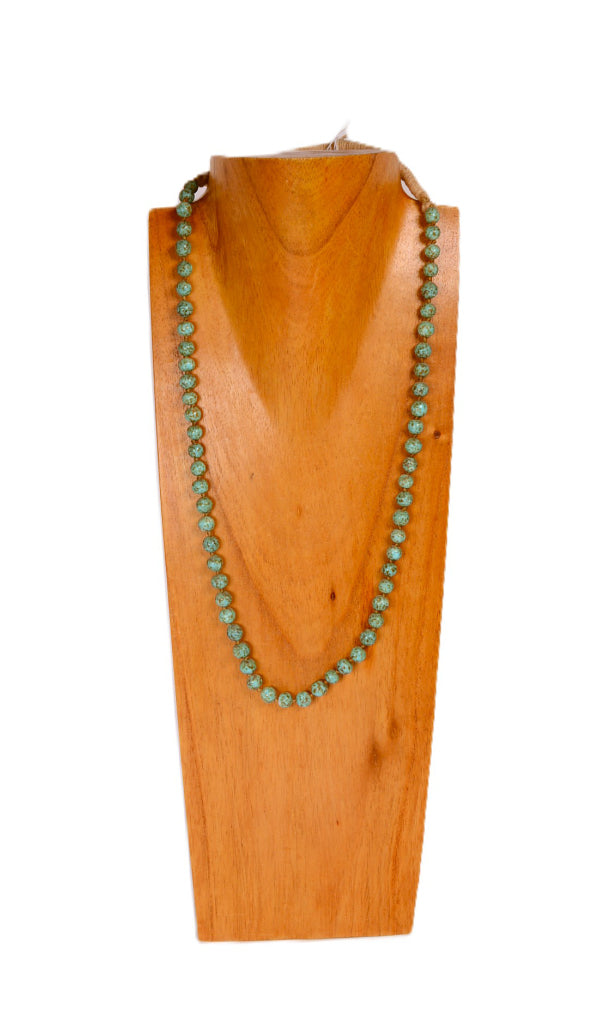 Navajo Hubbell Turquoise Trade Beads Necklace