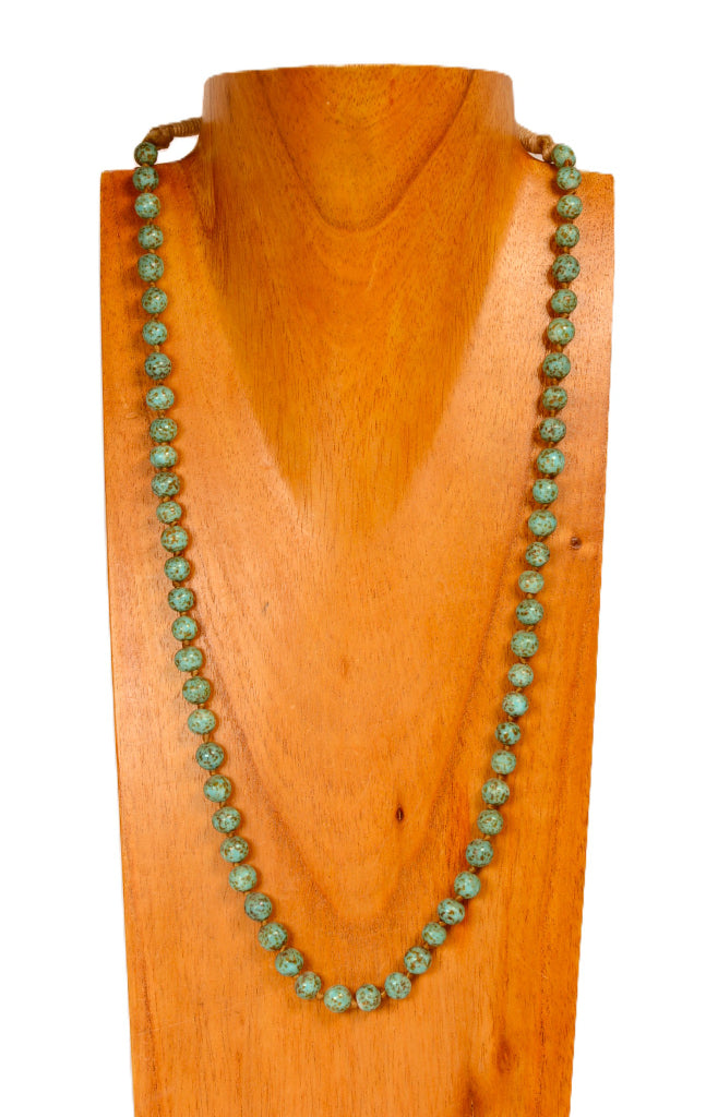 Navajo Hubbell Turquoise Trade Beads Necklace