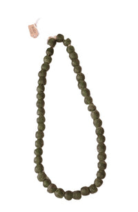 African Green Trade Beads Necklace