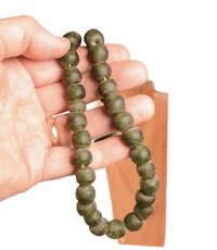 African Green Trade Beads Necklace