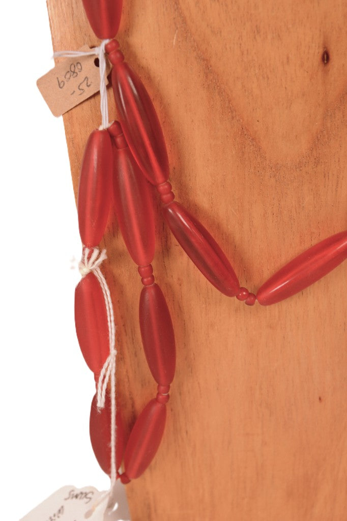 Hudson Bay - Bohemia - Red Bead Necklace and Bracelet Set