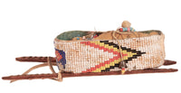 Plains Beaded Cradle with Doll