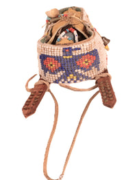 Plains Beaded Cradle with Doll