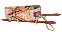 Plains Beaded Cradle with Doll