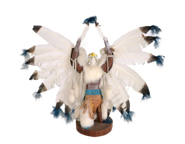 Navajo Kachina Prayer Eagle Doll By L. Vandever