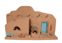 Jemez Pueblo Adobe House in Southwestern Style By AG