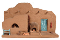 Jemez Pueblo Adobe House in Southwestern Style By AG