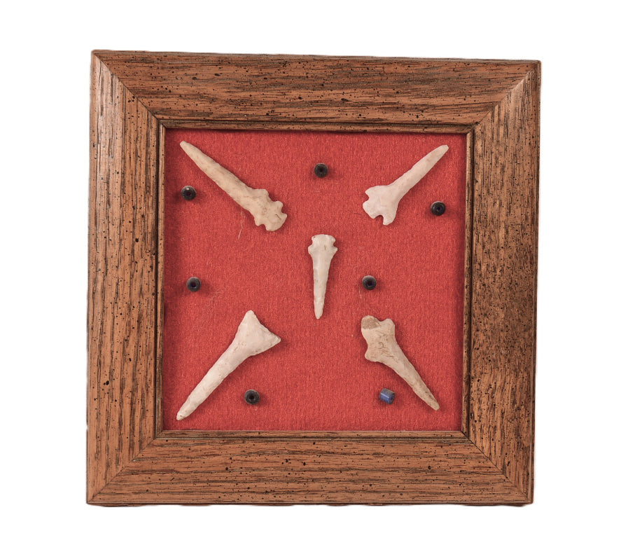 SW Missouri Framed Drills and Beads Artifacts