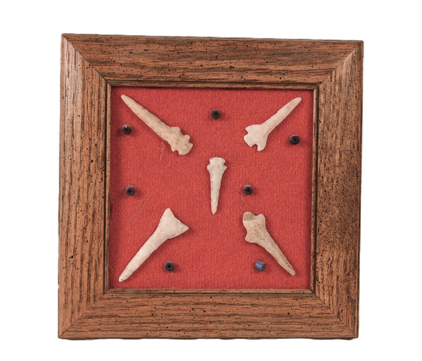 SW Missouri Framed Drills and Beads Artifacts