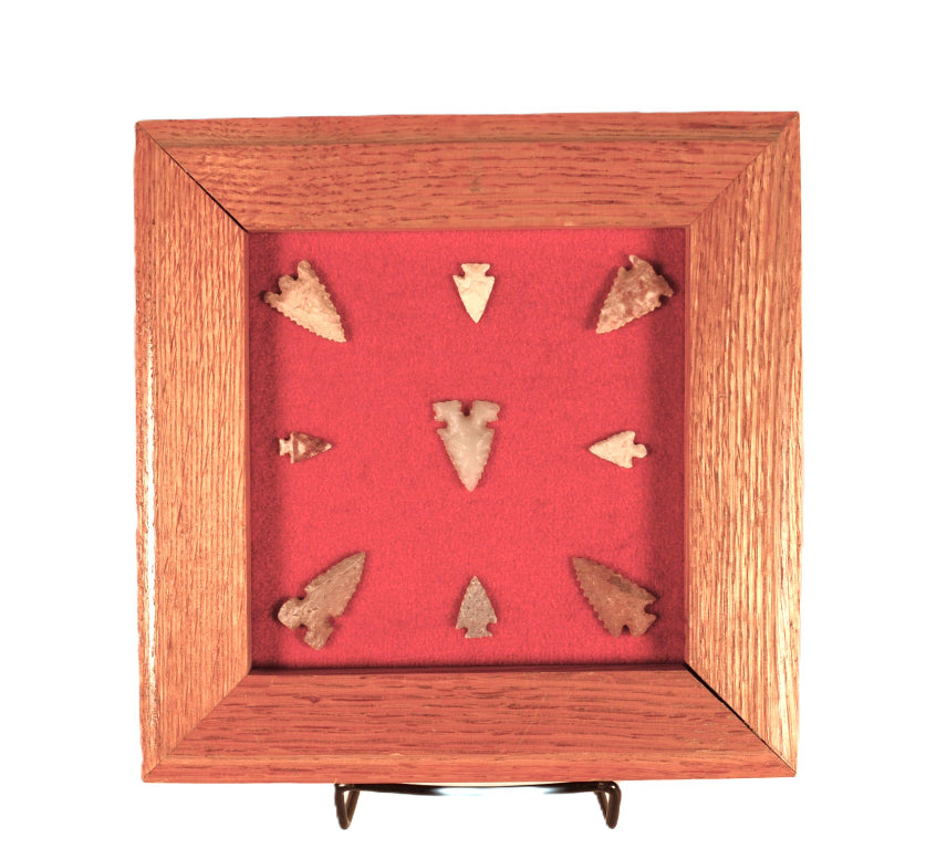 Southwest Missouri 9 Bird Points Framed