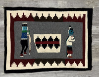 Navajo Blue Face Yei Bei Chi Throw Rug&nbsp;